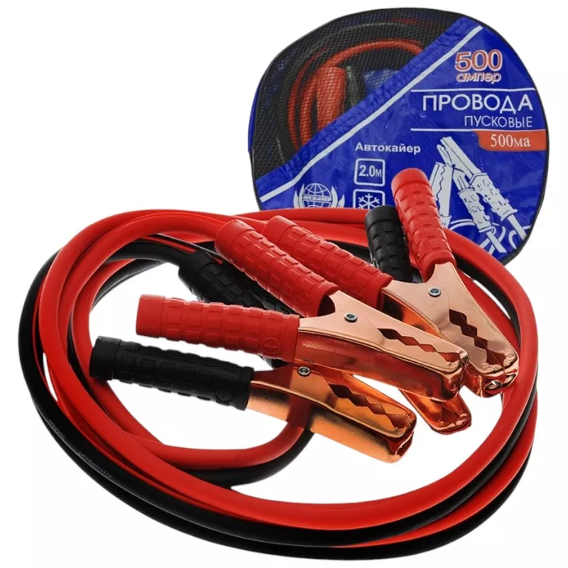 Қозғалтқышты іске қосуға арналған сымдар Hi-Lift 500А, 2 м